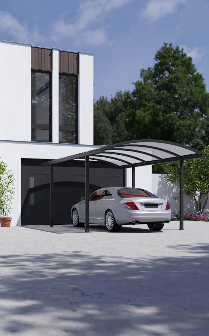 Carport aluminium polycarbonate Suncar